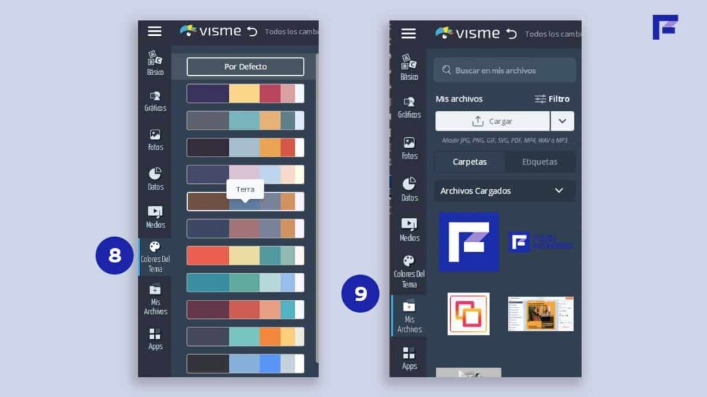 Vism: herramienta para seleccionar la paleta de colores