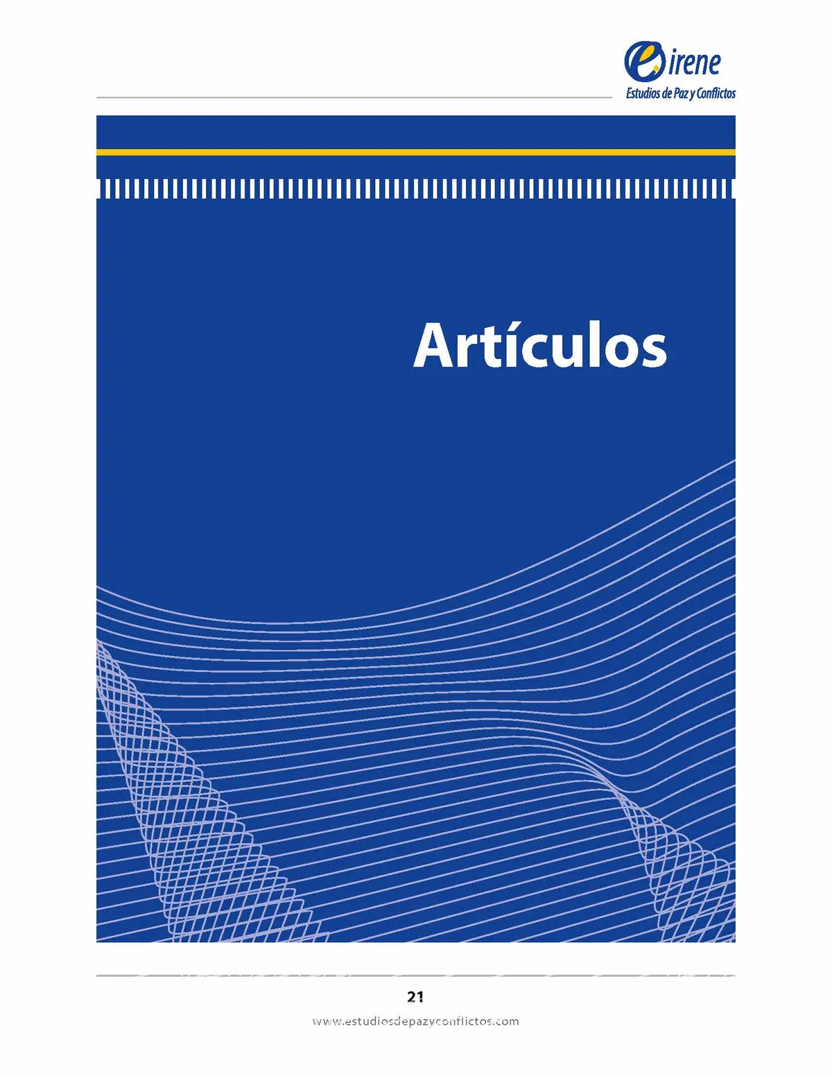 Portada de la sección 