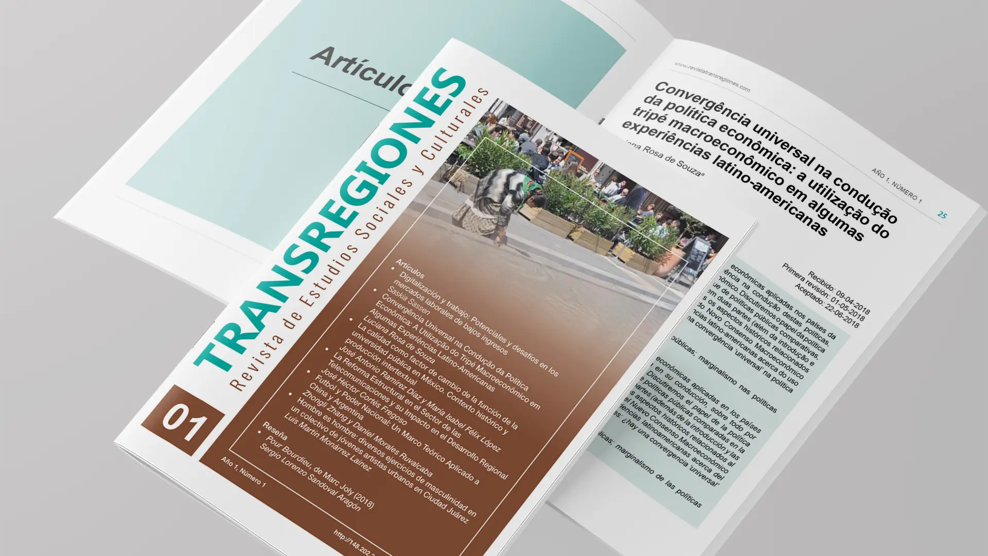 Maquetación: Transregiones, Revista de Estudios Sociales y Culturales