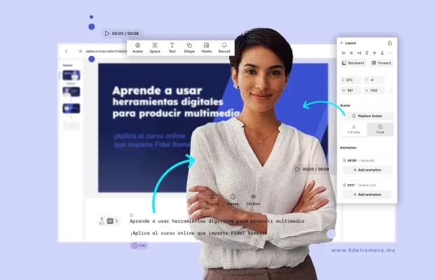 Synthesia: Convierte texto en videos casi humanos