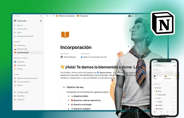 Notion, tu espacio de trabajo virtual para organizar información