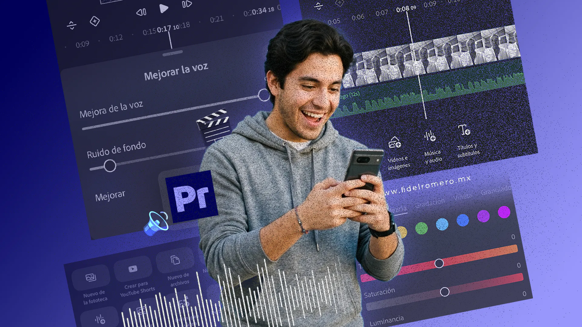 Adobe Premiere para iPhone: Cómo editar videos con audio profesional